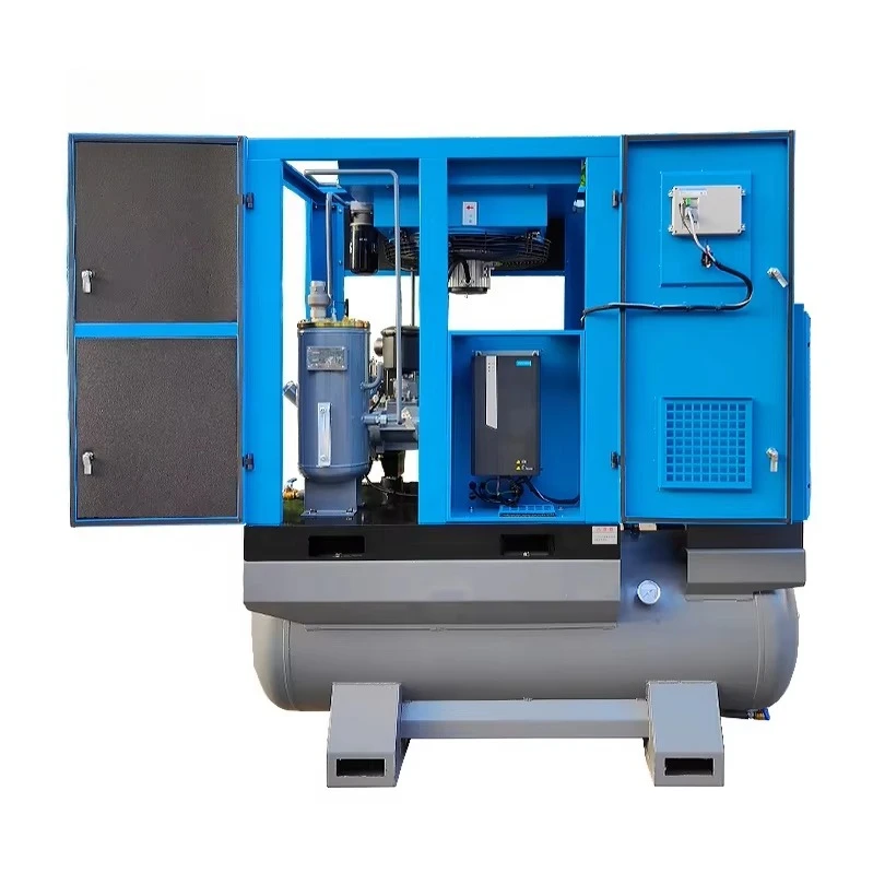 10HP 15HP 20HP 30HP 4IN1 air Screw Compressor With air Dryer ,air Tank,air Filters Silent High Efficiency Air-compressors