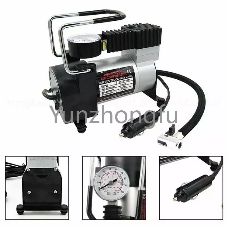 150 Psi 12V Car Electric Portable Auto Digital Tire Inflator Metal Car Air Compressor