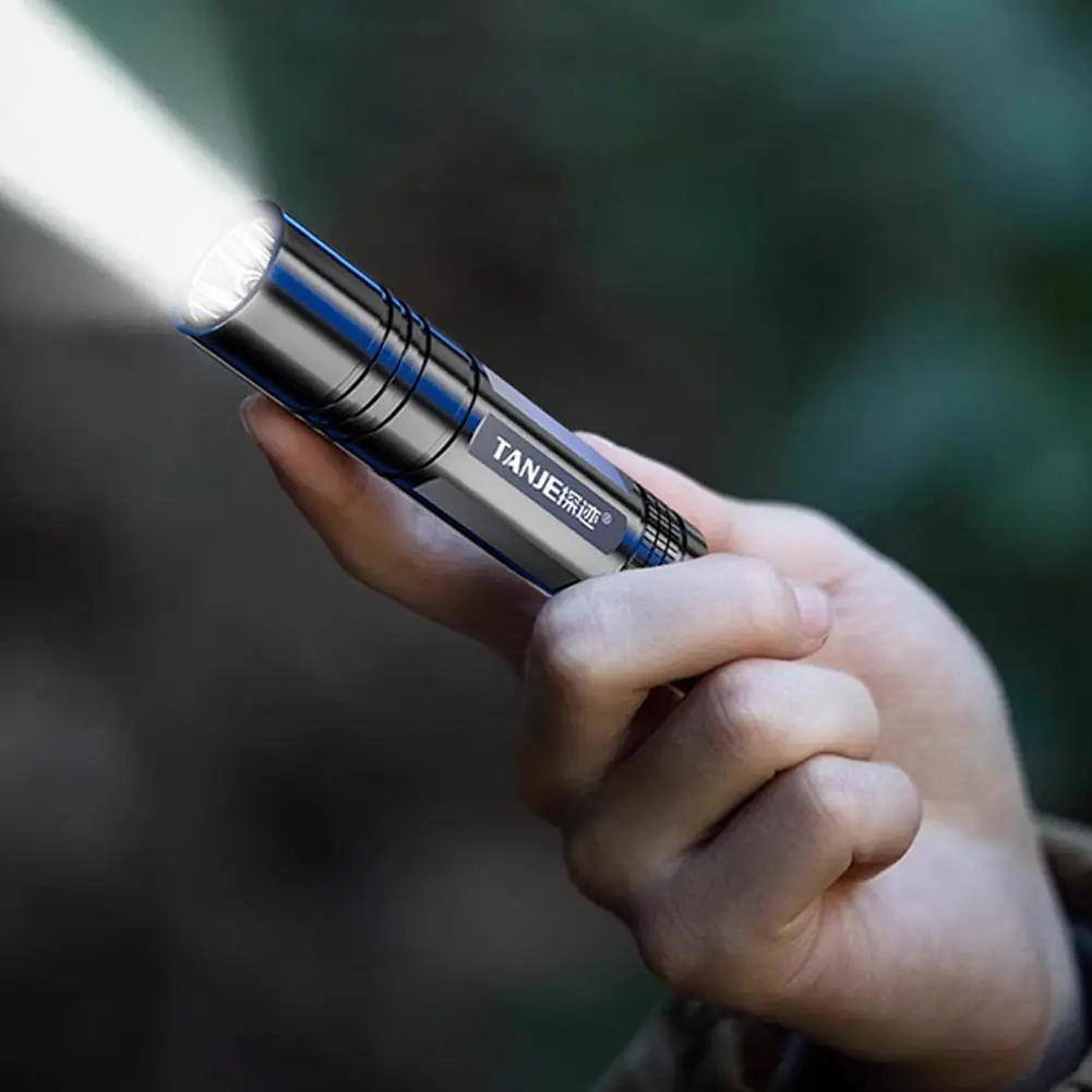 Flashlight Bright Rechargeable Super Bright Small Portable Outdoor Lighting Long Beam Home Small Mini Led Hand Light