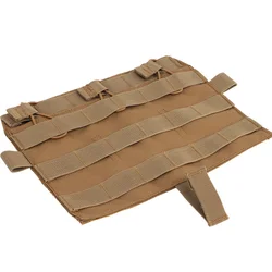 Tactical Detatchable Front Plate Triple Magazine Velcro Pouch 5.56 M4 MOLLE Panel For AVS JPC Vest Airsoft Hunting Accessories