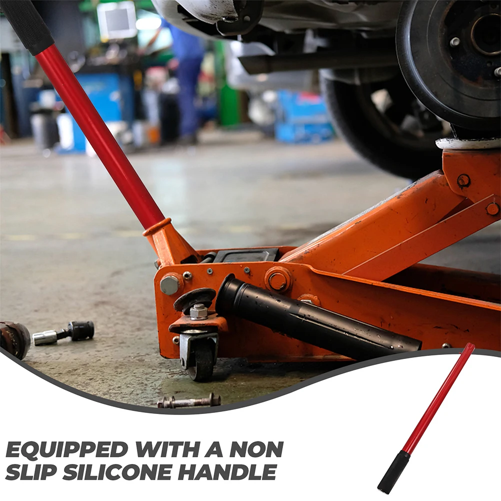 

2pcs Floor Replacement Horizontal Hydraulic Pole Lever Handle Non-Slip Durable Sturdy 3 Ton Car Part Trailer Handle Automotive