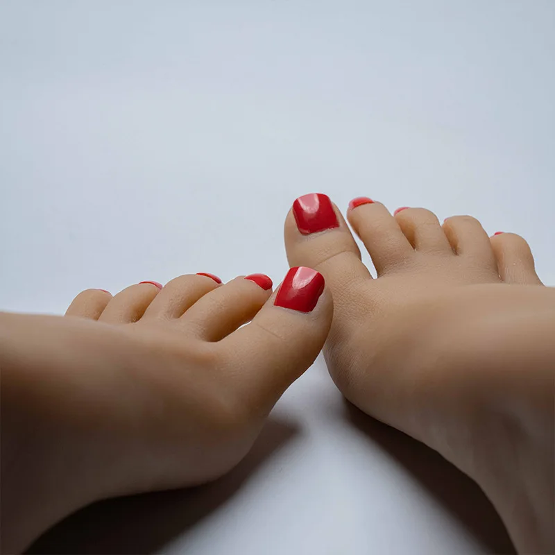 Simulation foot model toe bone inverted mold foot model 3804 shooting display props fake foot painting teaching stockings