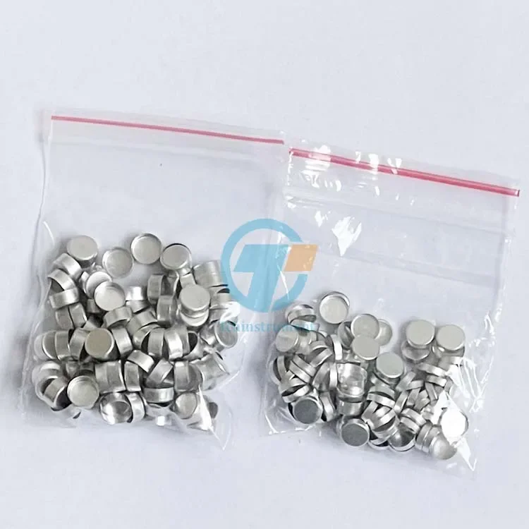 TGA & DSC pans for  For SETARAM (Crucibles)  6.7*3mm Aluminum Sample Pans with cover 100 pieces / pack