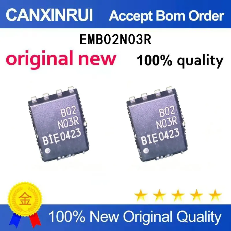 

(5-100 Pieces) Brand new original EMB02N03R QFN8 spot chip IC