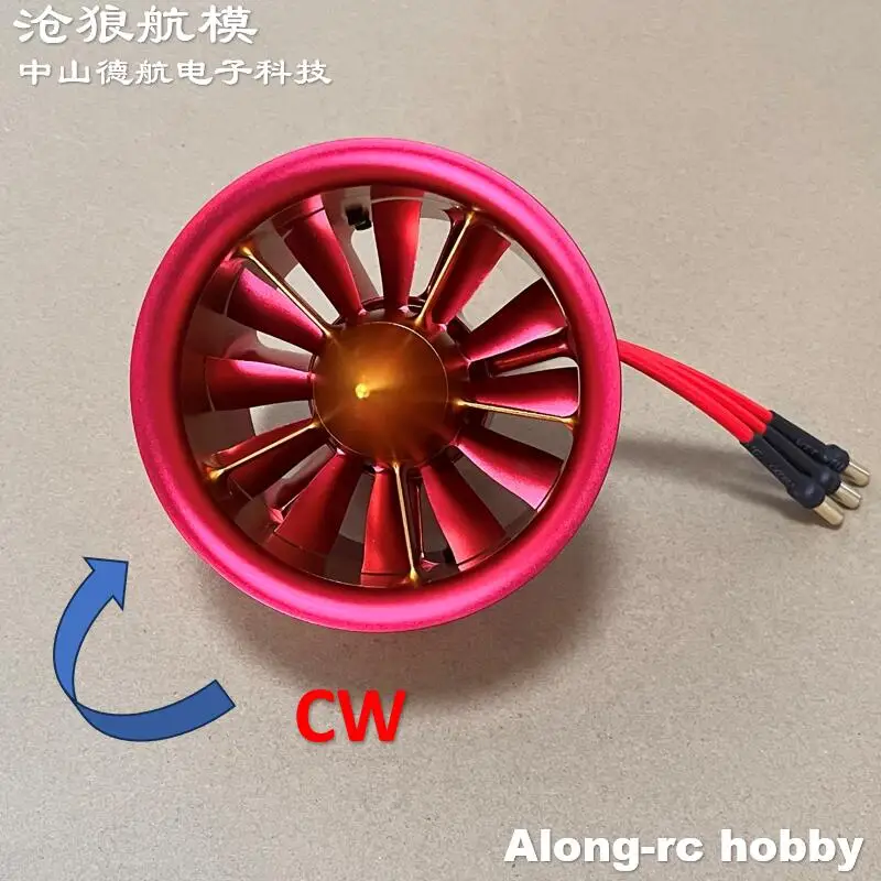 90 EDF Full Metal Ducted Fan JP 90mm CW/CCW EDF with 4250 Motor KV1750 6S KV1330 8S KV1050 12S for Jet RC Airplane DIY Models