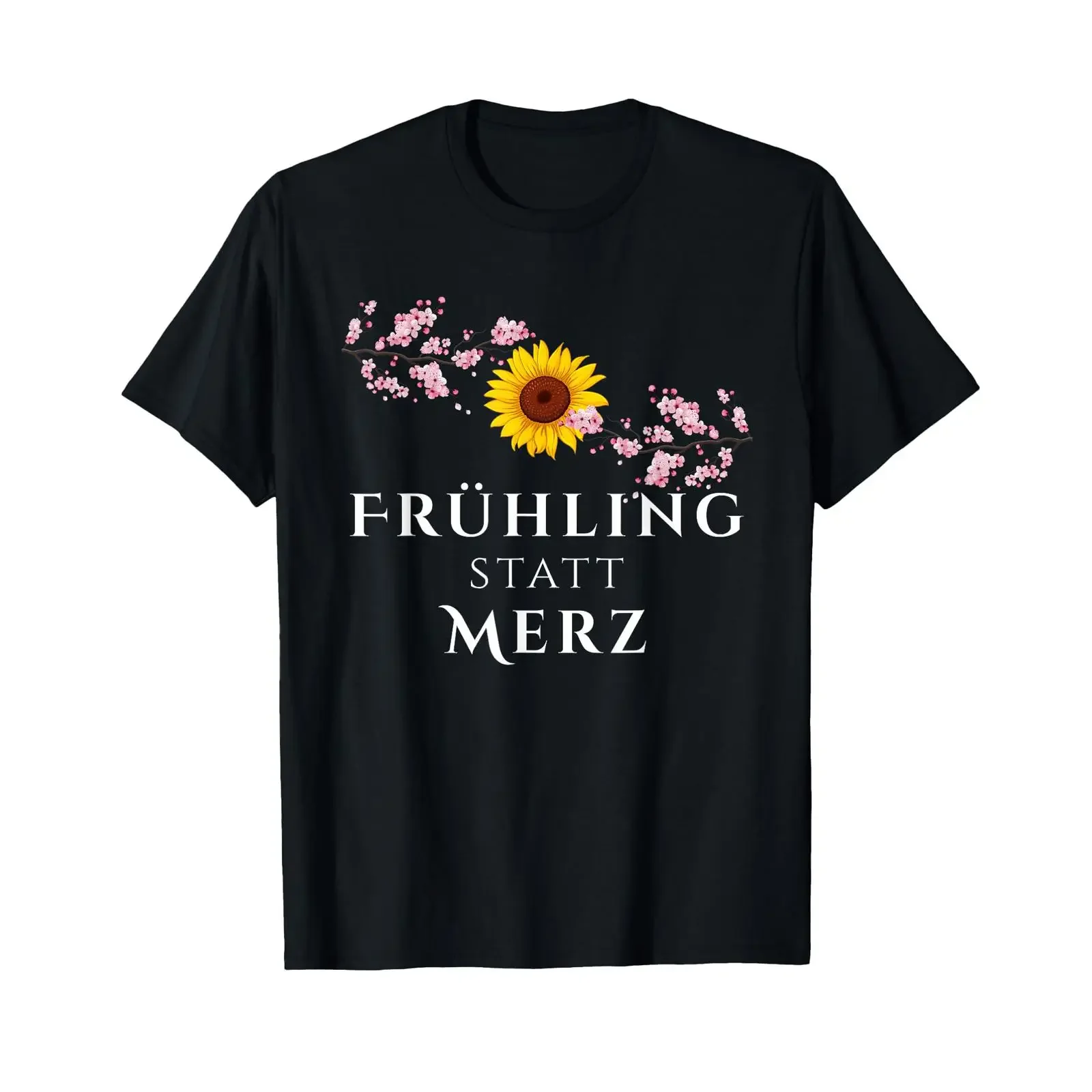 Spring instead of Merz T Shirt black vintage Washed streetwear Comfortable Stylish Slightly Top For Everyday Wear Soft