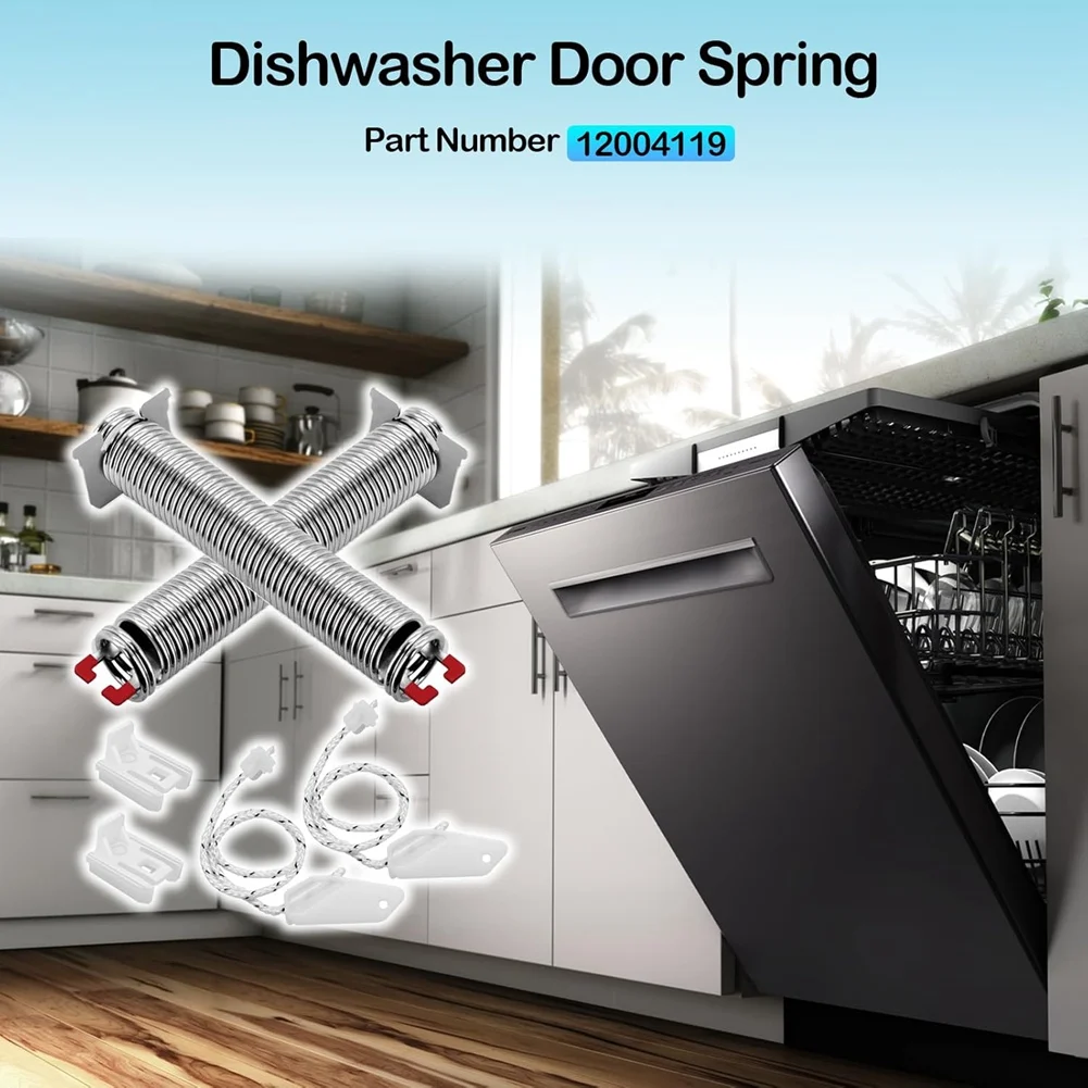 QA88X 12004119 for Bosch Dishwasher Door Spring Kit Dishwasher Door Spring 00754866 12004119 Dishwasher Door Spring Kit