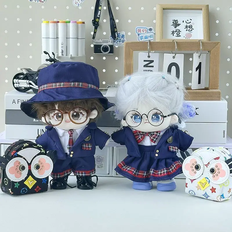 

Школьная форма в студенческом стиле, хлопковая кукольная одежда 20 см, костюм в британском стиле