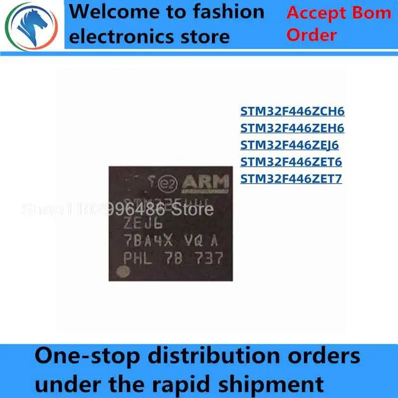 

100% New STM32F446ZCH6 STM32F446ZEH6 STM32F446ZEJ6 BGA144 STM32F446ZET6 STM32F446ZET7 LQFP144 Brand new original chips ic