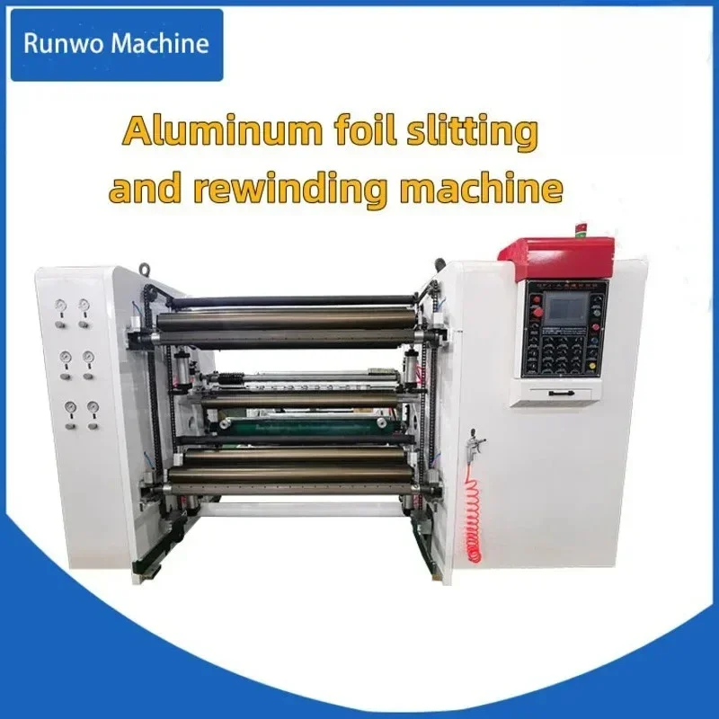Aluminum Foil High-Speed Rewinding Coated Kraft Paper, Non-Woven Fabric Slitting Hine Runwo