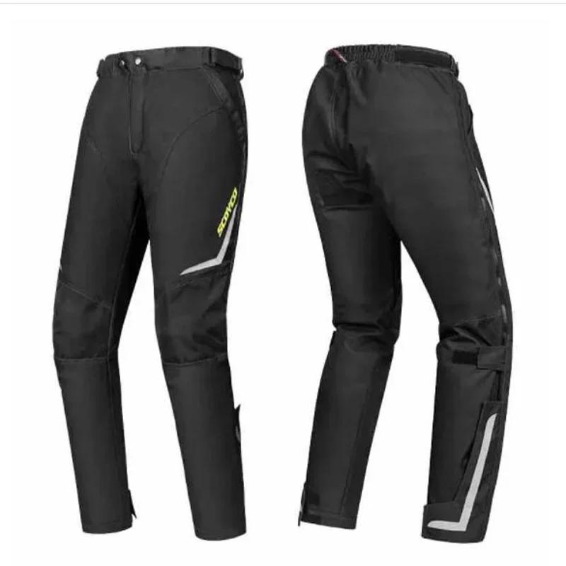 

Winter Windproof SCOYCO Men's Motorcycle Racing Pants Quick Wear Off Moto Trousers for Men Motocross Pants CE Knee Warm Lining