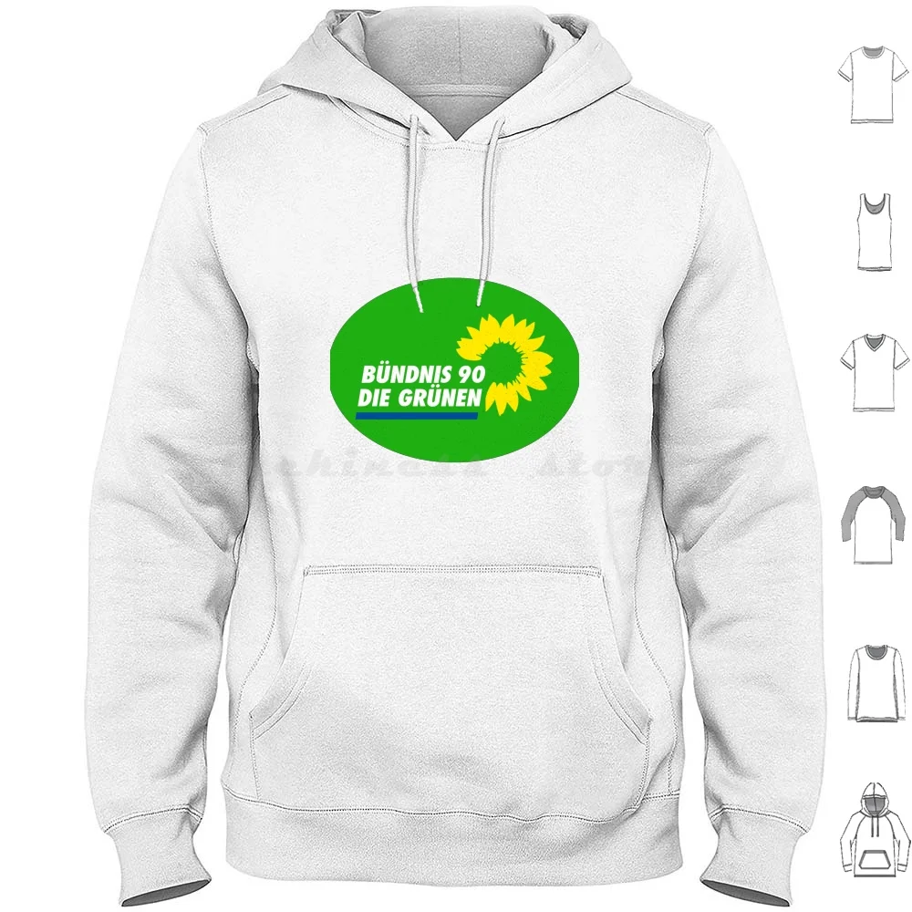 Bündnis 90 / Die Grünen-The German Green Party Hoodies Long Sleeve Cdu Csu Afd Greens Spd Merkel Gabriel Petry Ozdemir