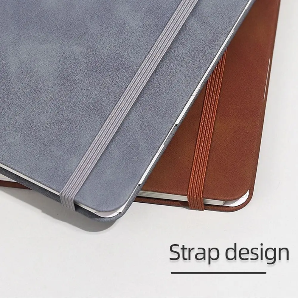 PU Leather 2027 Schedule Book Colorful Inner Page with Calendar Agenda Book A5 Spiral Bound Coil Daily Planner Notebook