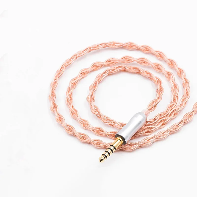 BQEYZ-cable de repuesto para auriculares C9, 2 pines, 0,78mm, 4 hebras, 224 núcleos, cristal único, cobre, alta fidelidad, actualización IEM