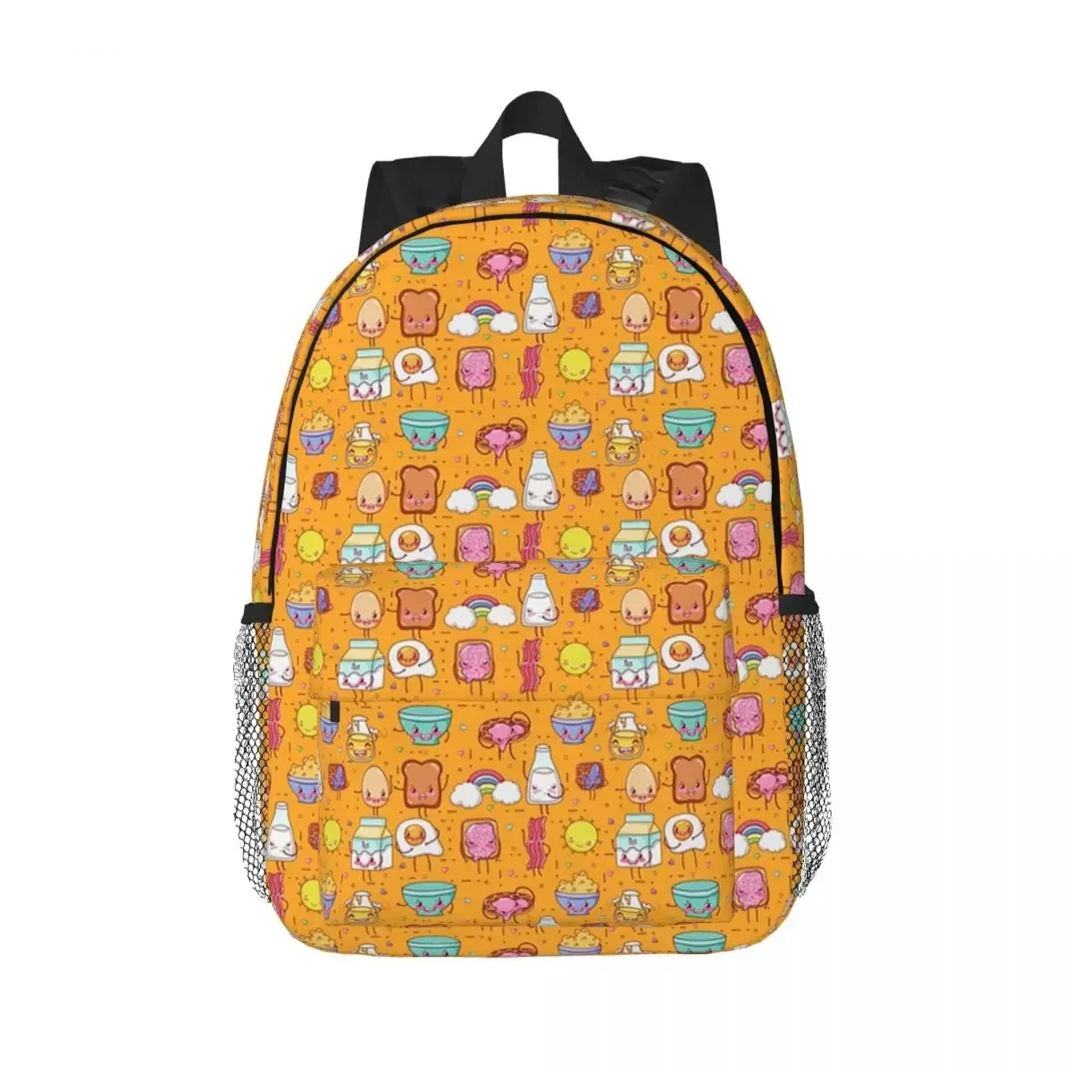 Breakfast Big Menu Paws Pet Apparel Backpacks Boys Girls Bookbag Fashion Students School Bags Travel Rucksack Shoulder Bag