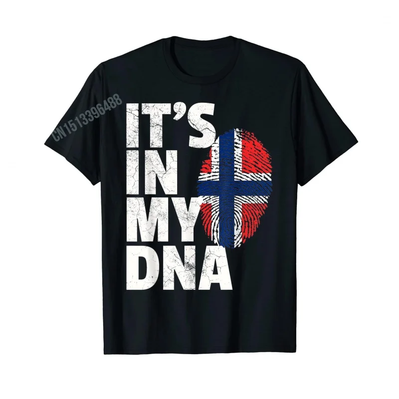 Men Women T Shirt More Design Boat Norwegian Flag Norway Viking Ship T-Shirt Tops 100% Cotton  Tees