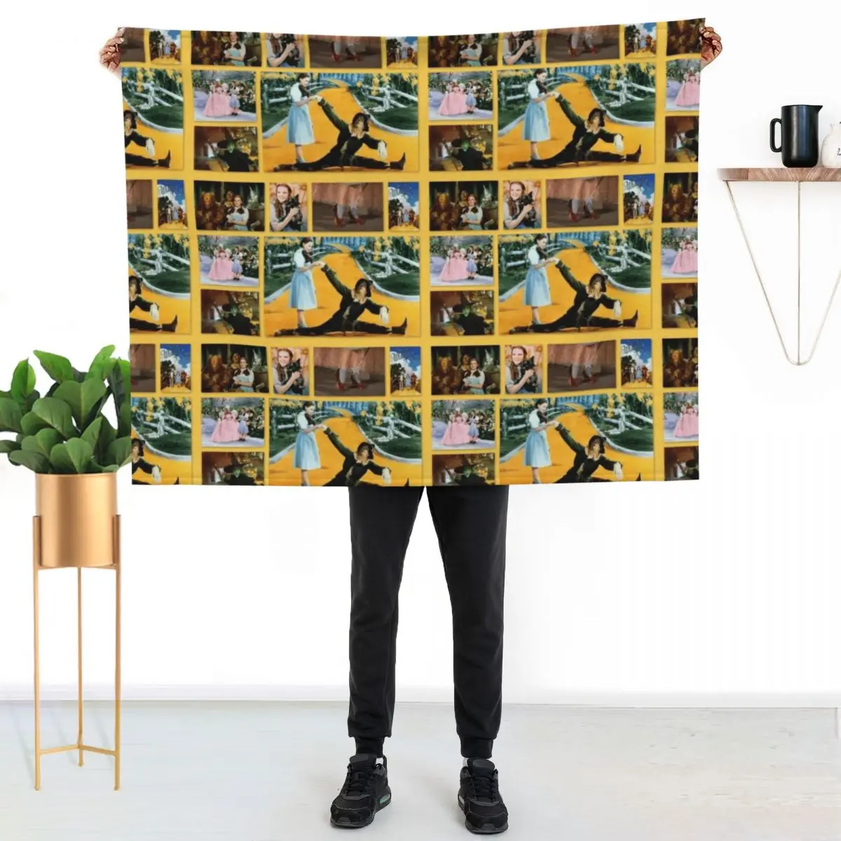 We're off to see the wizard, the wonderful wizard of Oz! Throw Blanket Flannel decorative Sofa Quilt Blankets