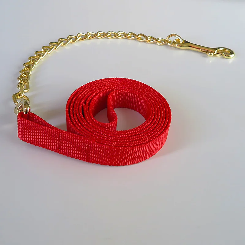 3M Adjustable Equestrian Horse Lead Rope Strap with Snap Hook, High Quality PP Rein Racing Halters for Horses Training Lead