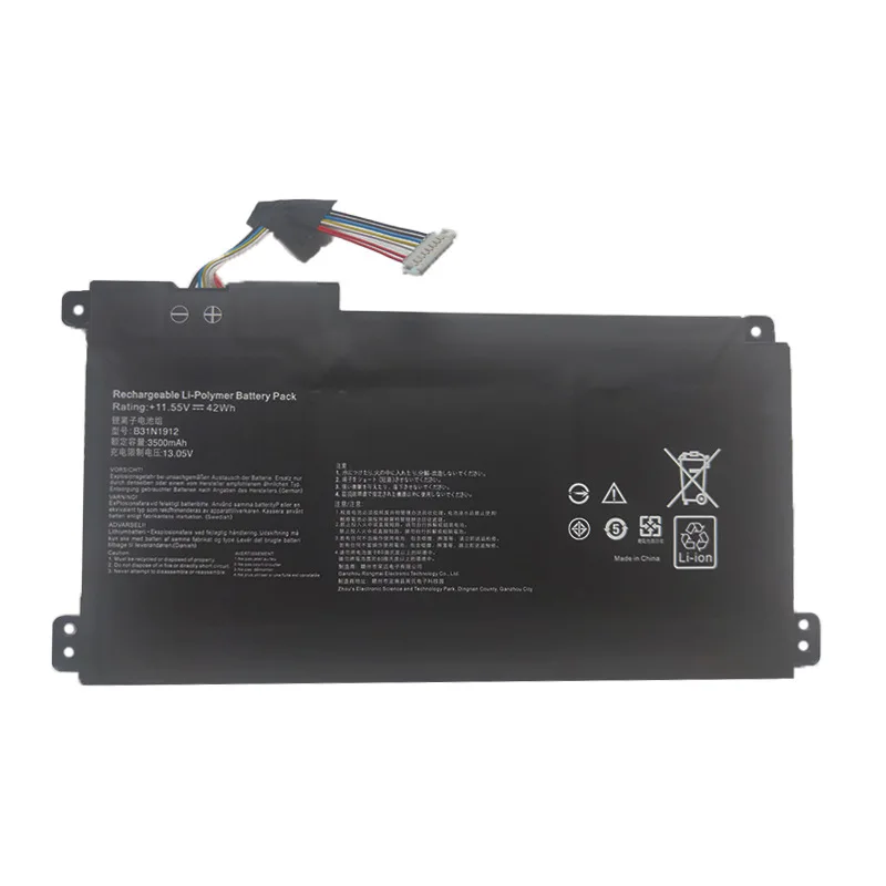 New 11.55V B31N1912 C31N1912 Laptop Battery for ASUS VivoBook14 L410MA E410M E410MA E510M Battery