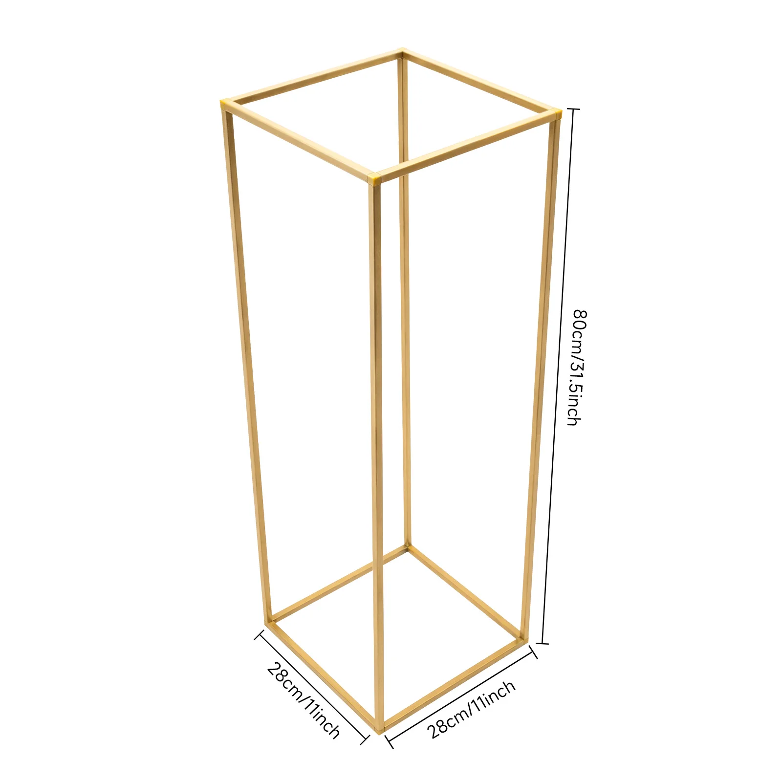 5PCS 60cm/80cm Metal Wedding Flower Vase Gold Wedding Flower Stand Wedding Table Centerpiece for Party, Events, Home Decor