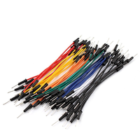 65Pcs/lot Jump Wires Cable Flexible Connect PCB Electronic Wires Breadboard Jumper Cable For Arduino Male TO Male DIY Kit