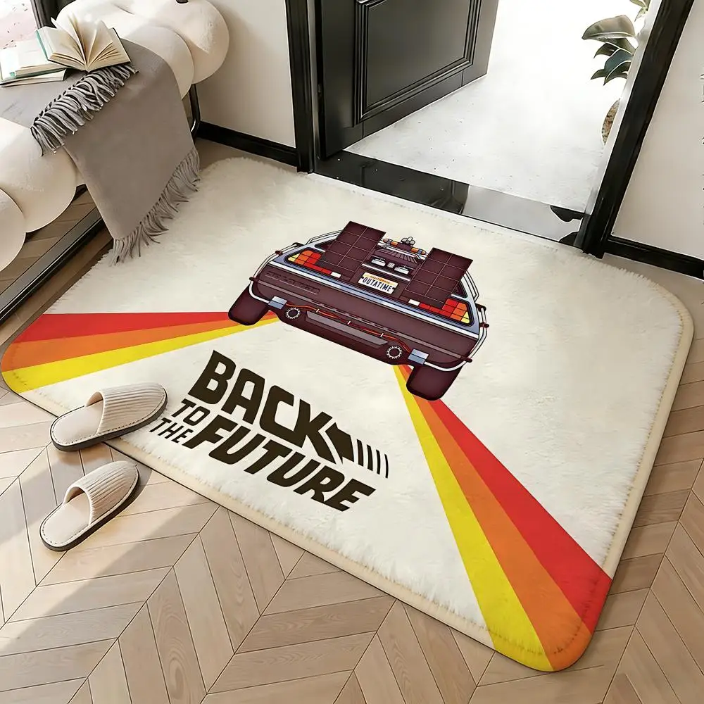 Soft Absorbent Non-Slip Rug Movie B-Back To The Future Floor Mat Home Decor Doormat Bedroom Floor Mat Shower Carpet