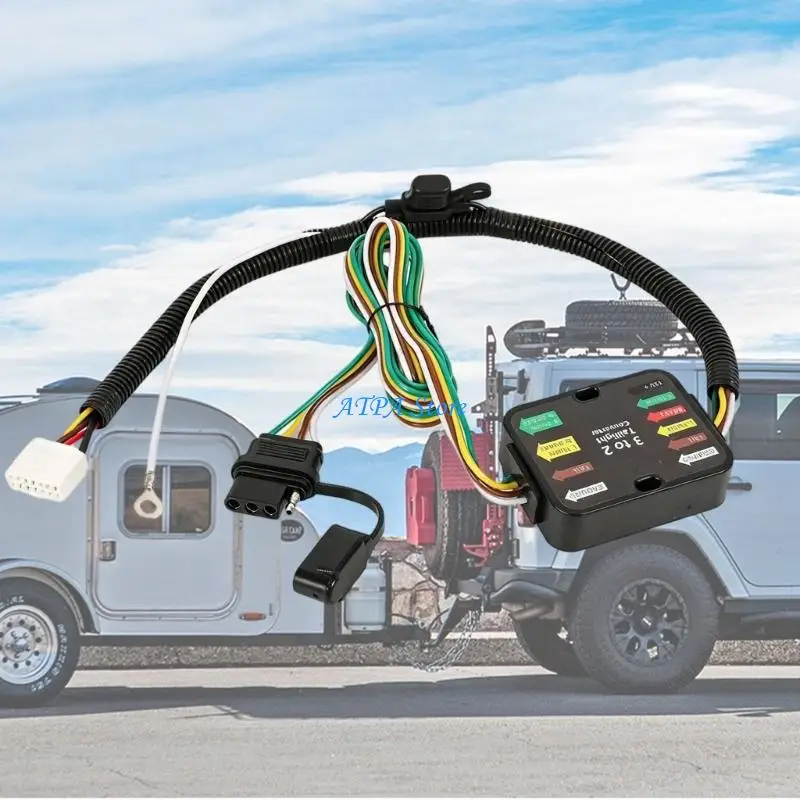 U13C 56494 Towing Wiring Harness 4 Pin For CX90 And Corrugated Tube