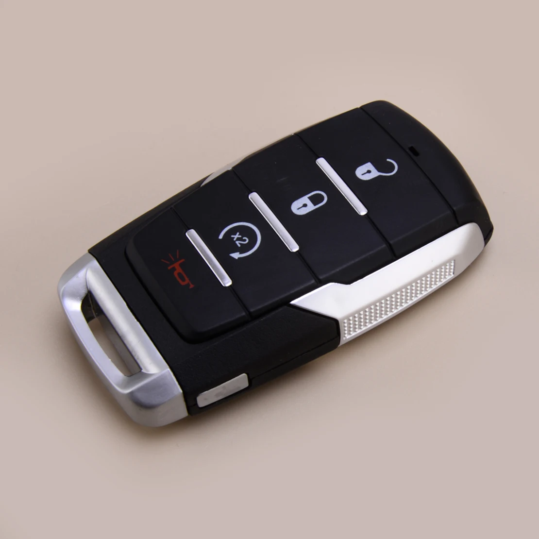 

4 Buttons Smart Remote Key Fob Shell Keyless Entry Control Case Cover fit for Dodge RAM 1500 2019-2021