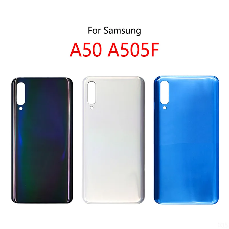 Battery Back Cover For Samsung Galaxy A50 2019 A505 A505F Housing Battery Cover Rear Case Panel