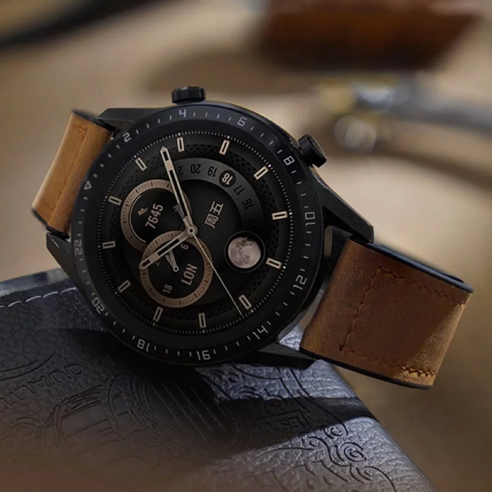 الجلود سيليكون حزام لهواوي ساعة GT 5 4 46 مللي متر 41 مللي متر الفرقة معصمه سوار لهواوي GT5 GT4 GT3 برو GT2 20 مللي متر 22 مللي متر حزام #3