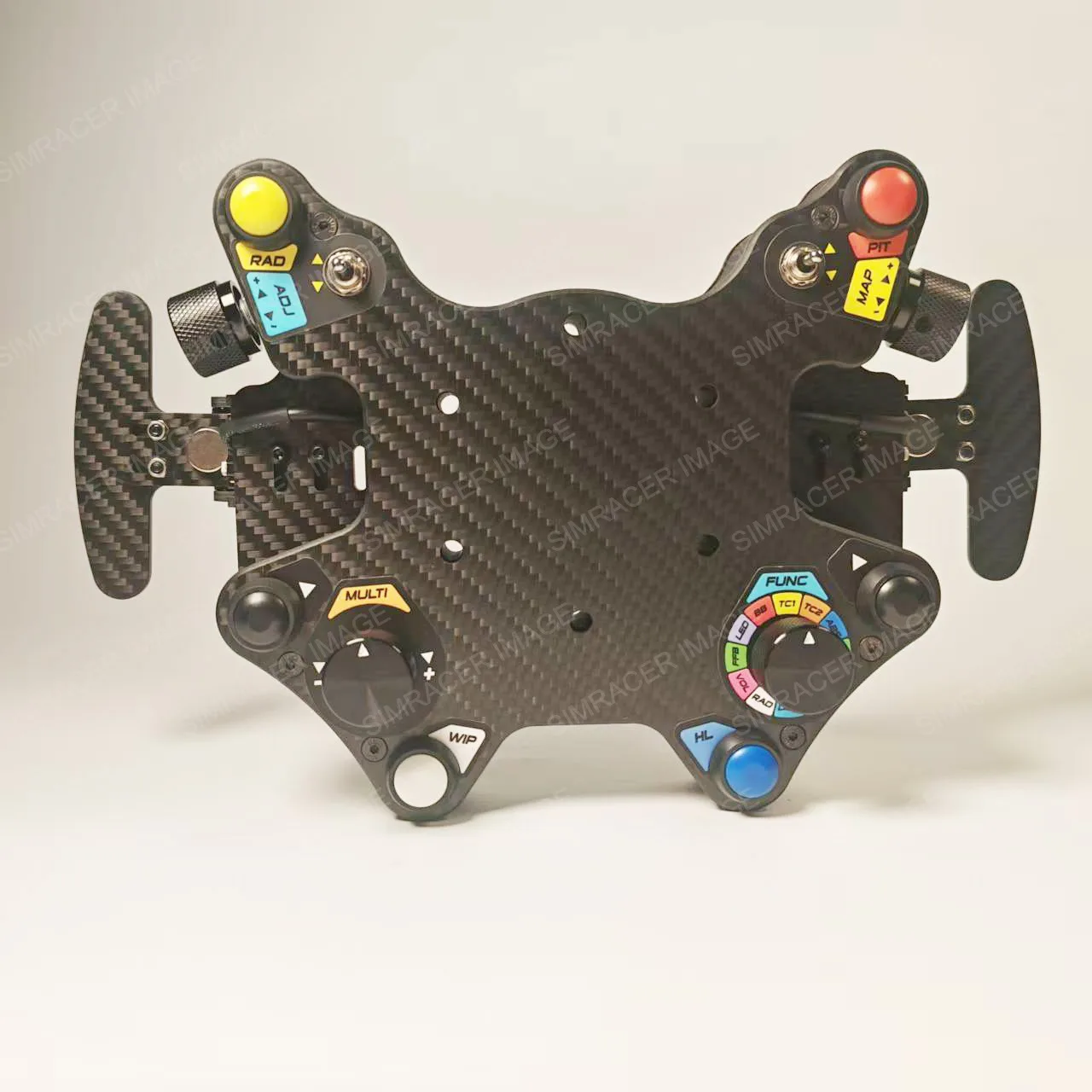 

Sim Racing HUB Steering Wheel for PC Control Button Box Instrument Paddles Shifter for Thrustmaster T300 T500 Logitech G29 G27