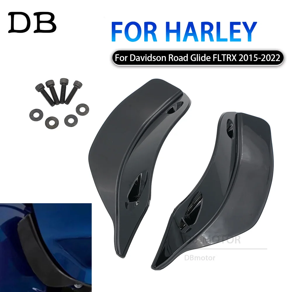 

For Harley Davidson Road Glide FLTRX 2015 - 2020 2019 2018 2017 Motorcycle Accessories Upper Fairing Accents Air Wind Deflector