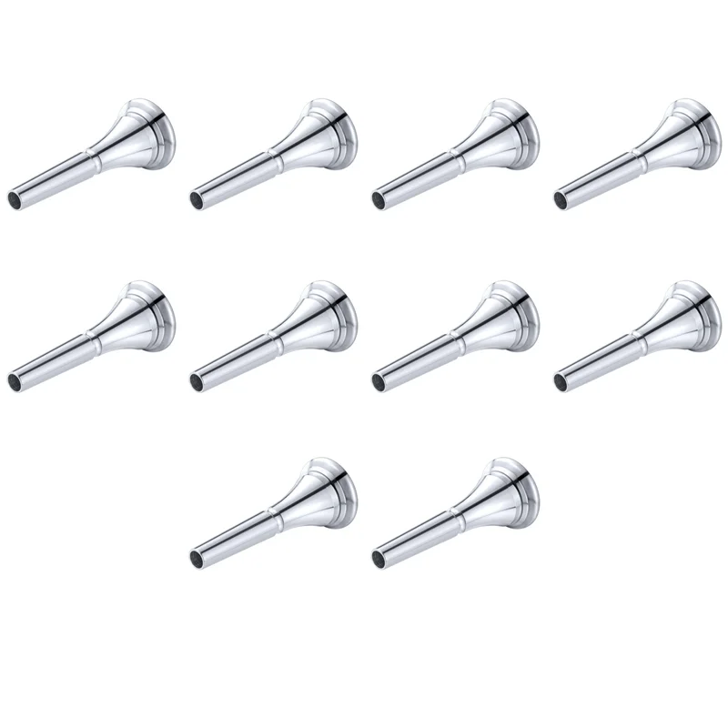 

A06F-French Horn Mouthpiece Kit Includes 10 Pcs French Horn Mouth Piece For Adults Children And Beginners B
