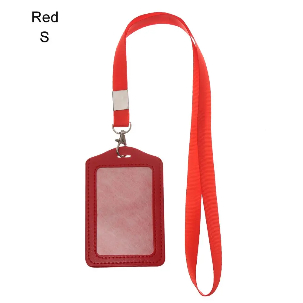 Multi colored Badge Case Office Supplies Bus ID Holders Protective Shell Card Sleeve Name Card Holders