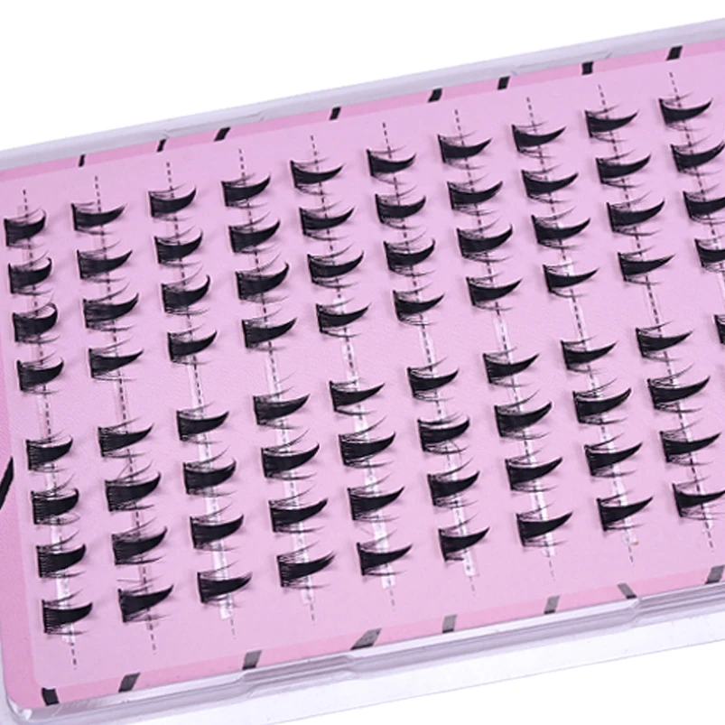 خالية من الغراء ذاتية اللصق الرموش الصناعية 5D رقيق سميكة الطبيعية الشباك لاش تمديد تطبيق سهل لتقوم بها بنفسك أنيمي العين