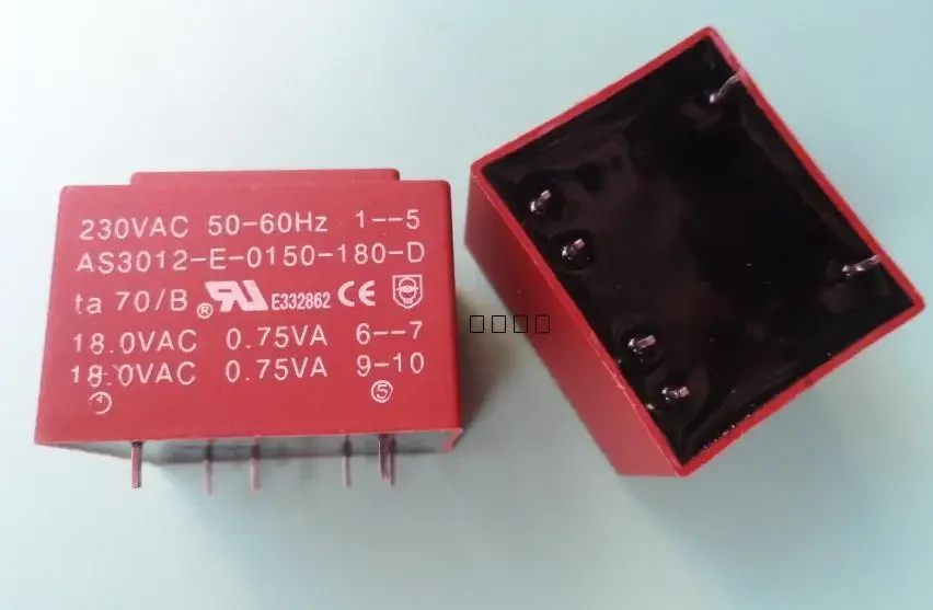 1.5VA  230V to Dual 18V Transformer AS3012-E-0150-180-D Replacement with BV030-7170.0