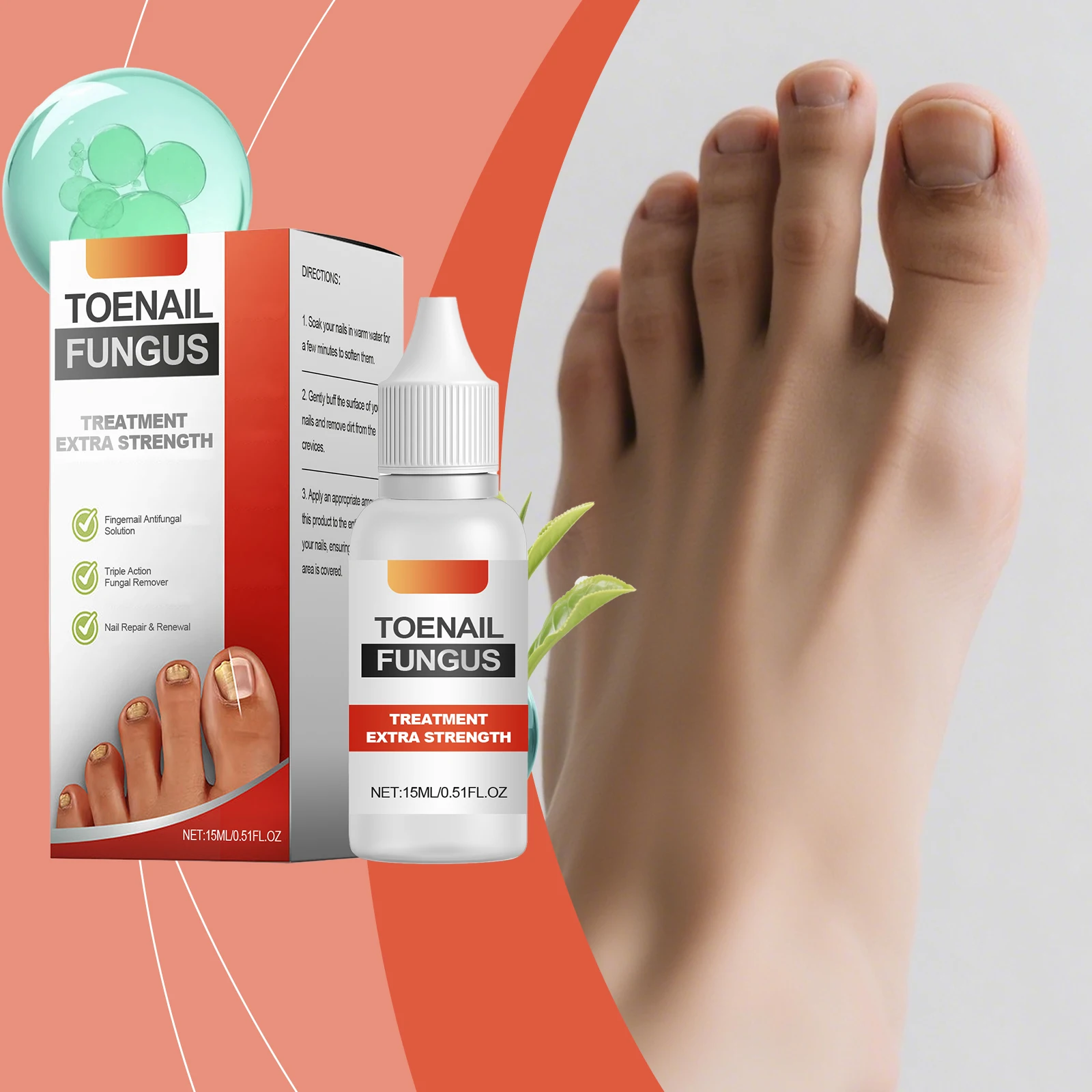 

Toenail fungus liquid Extra Strong Repair Anti Gray Nails Enhances Nail Serum Removal for Thick Discolored Damaged Foot Essence