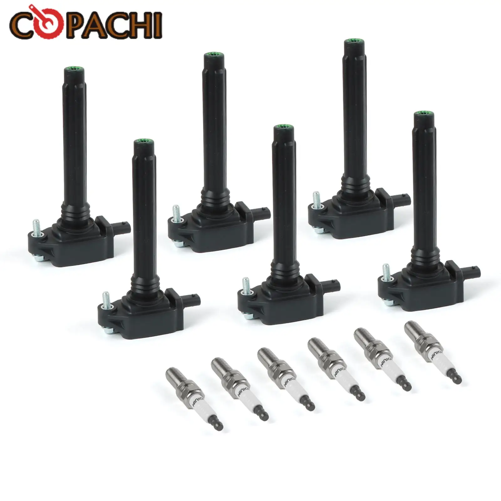 

6Pack Performance Ignition Coil & Iridium Spark Plug 05149168AI 2505484816 5149168AH for Dodge Charger Chrysler Ram Jeep 3.6L