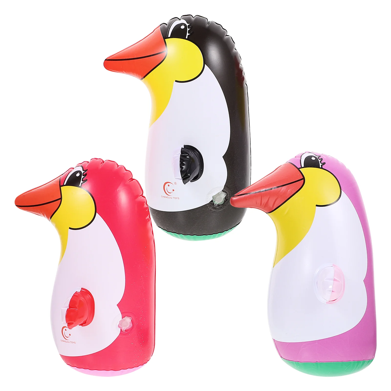 3 Pcs - Penguin Toy Kids Punching Baby for Child Tumbler