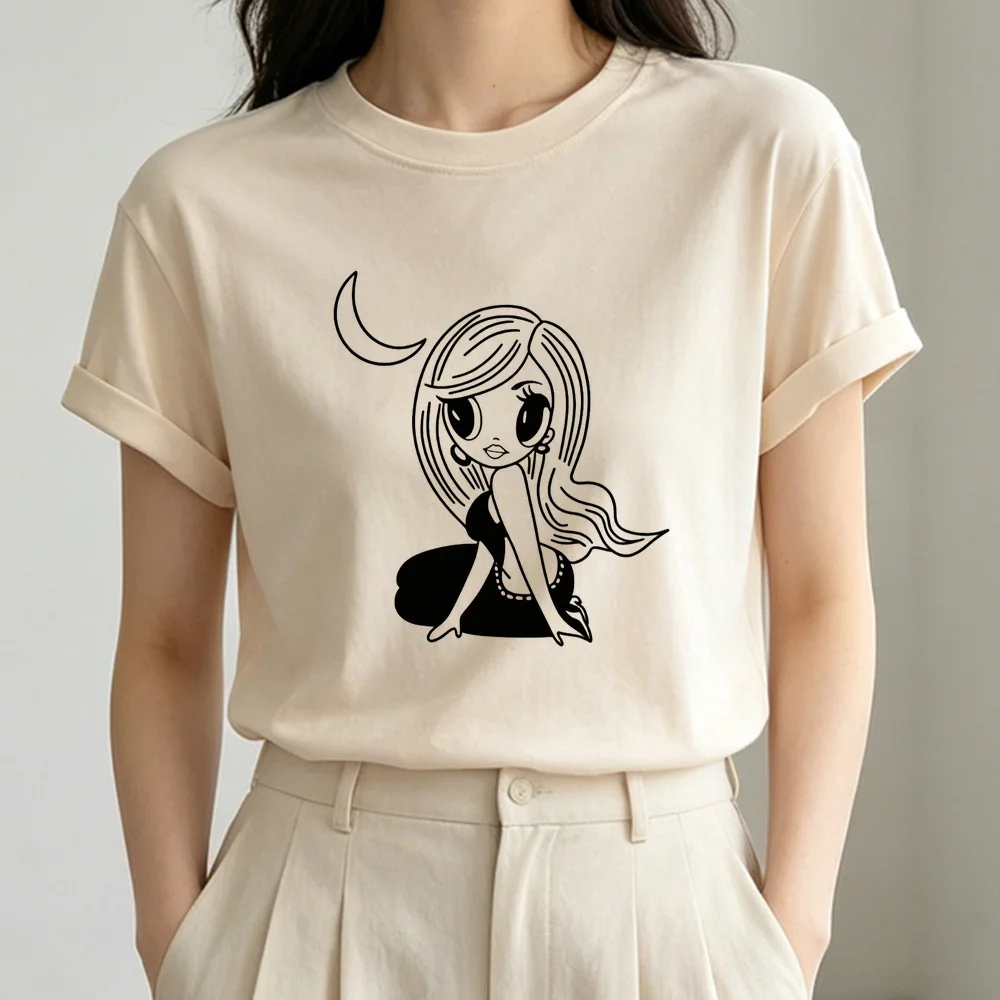 Karol G T-Shirt Teen Dollette 80er Jahre japanisches Meme Baddie T-Shirt Meme Baddie lustige Szene Gothic – Detail 1