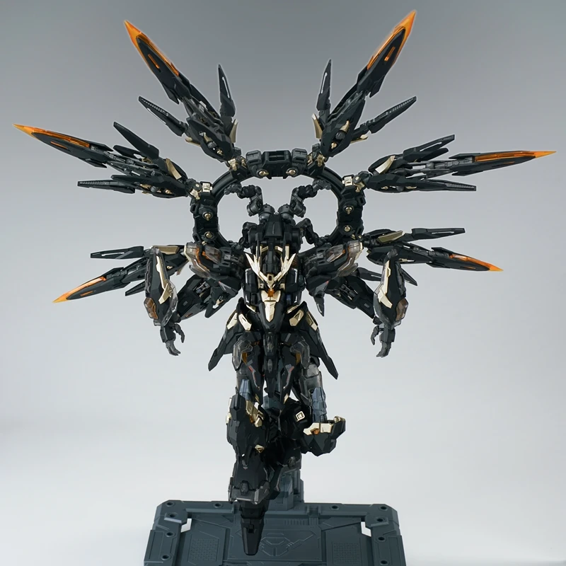 

ALL INCLUSIVE FULLSION 1/100 Black Apocalypse Assembly Model Kit Alloy Skeleton Mecha Collectible Action Figures Ornament Gift