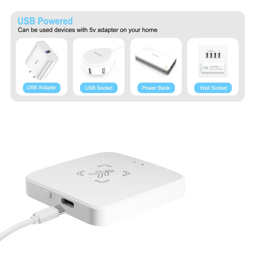 Tuya Zigbee/WiFi Intelligenter Menschlicher Anwesenheitssensor 24Ghz MmWave Radar-Erkennung Helligkeit/Entfernung Unterstützt Home Assistant – Detail 10