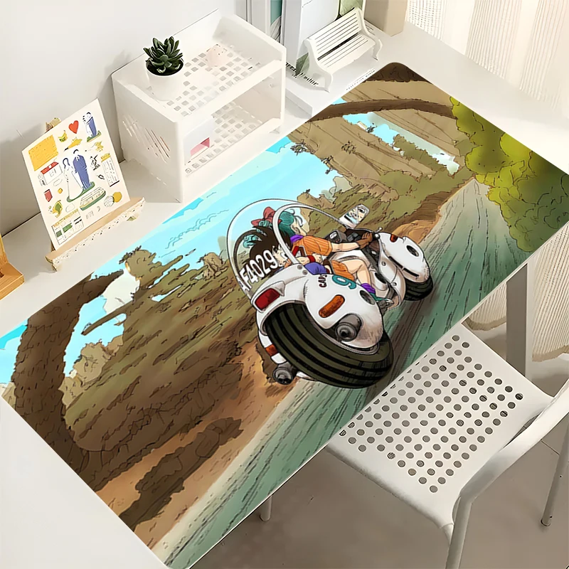 

Mouse Pad PC Accessories Keyboard Pad Office Desk Mat Anti Slip Mousepad Large Dragon Ball Bulma Gaming Mats Rubber Extended Pad