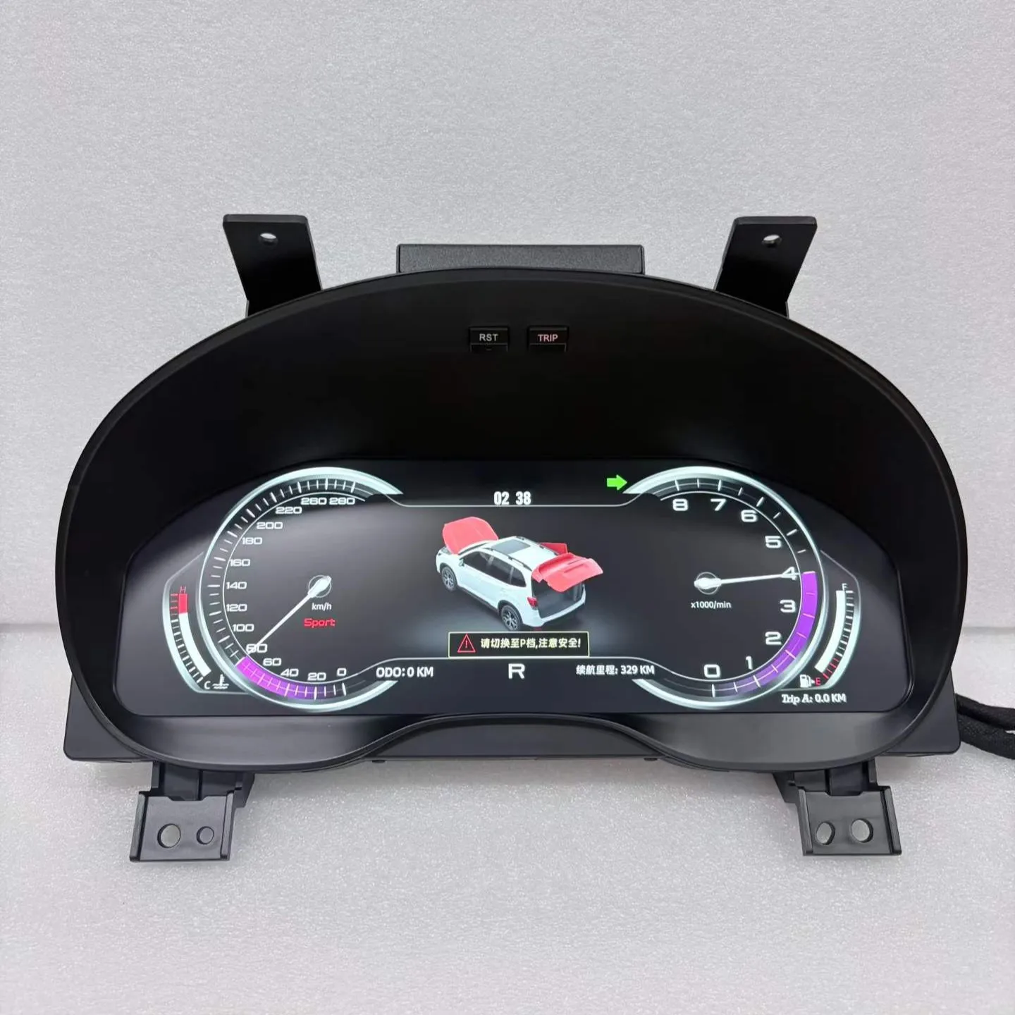 Upgrade LCD Digital Cluster Speedometer Instrument With Carplay New Auto Meter Forester 2013-2018