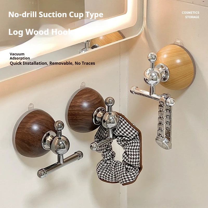 

1 шт. присоска под дерево, прочный крючок, крючки для одежды без отверстий для за входной двери, прочные несущие клейкие крючки