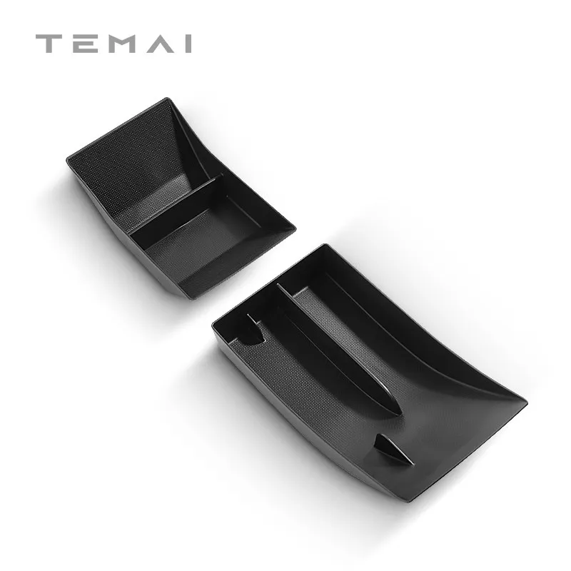 Center Console Anti-slip Storage Mat forTesla Model3 Model Y, Armrest Front&Rear Microphone Storage Pad Car Interior Accessories 5