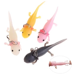 Funny Keychain Antistress Soft Fish Giant Salamande Stress Toy Squeeze Prank Joke Toys For Girls Gag Gifts Brinquedo