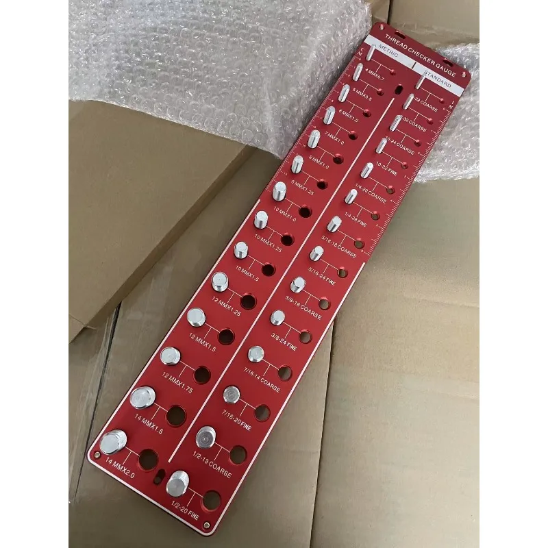 Screw Nut and Bolt Thread Checker, Screw Measurement Gauge