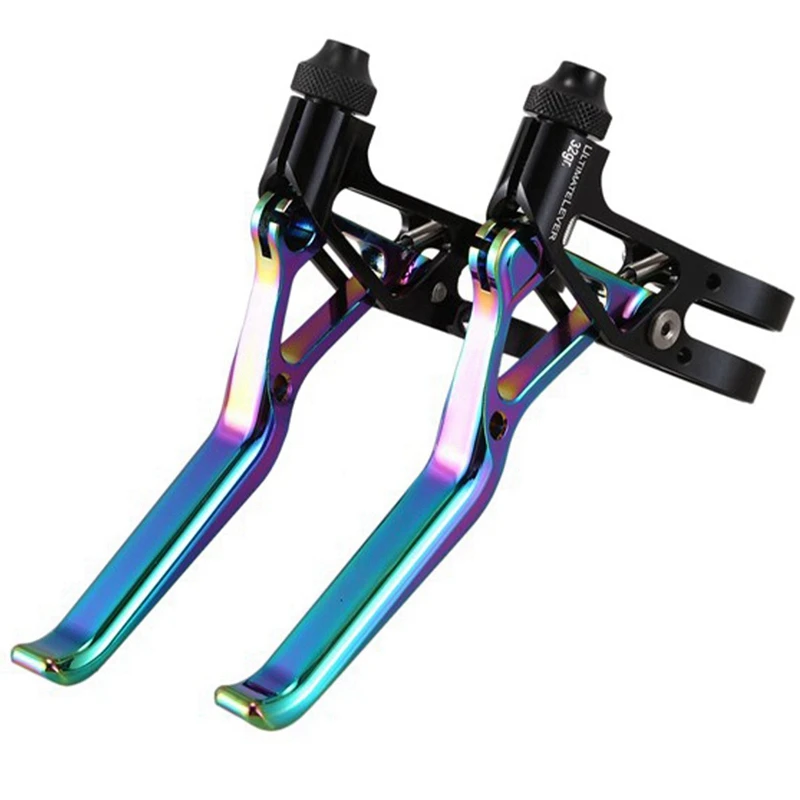 Lp Litepro Ultimate Bike Brake Levers Colorful Folding Bike V Brake C Caliper Brake Lever For Brompton Folding Bike Color