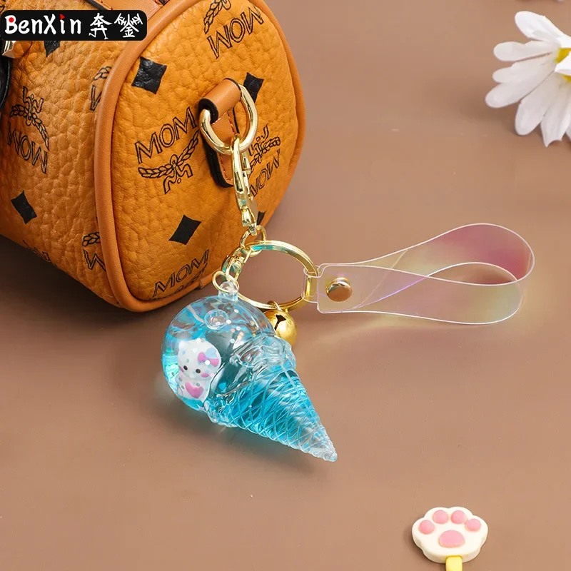 

Miniso Высококачественные и изысканные брелки, бутылки с песком, автомобильные брелки для пар, подвески и высококачественные маленькие подарки